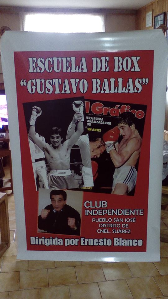 Escuela de boxeo de Buenos Aires lleva el nombre de Gustavo Ballas