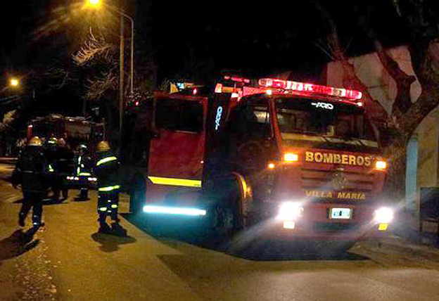 Incendio en un automóvil