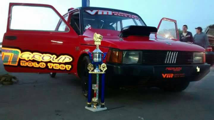 Ariel Mercado, campeón en Salta con un Fiat 147