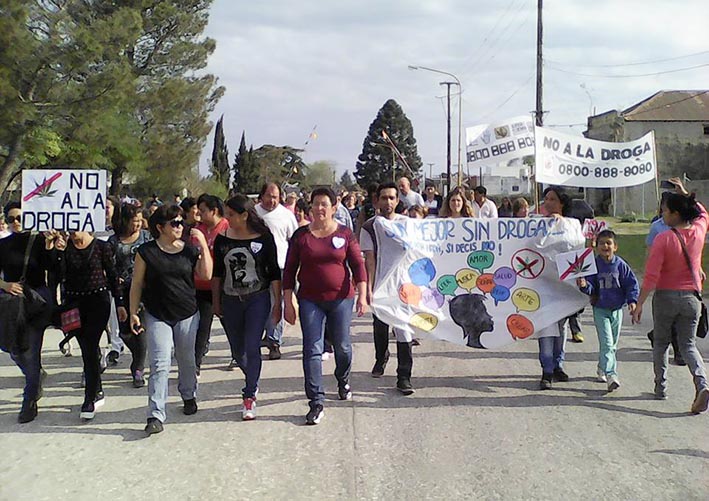 Movilizados contra las drogas