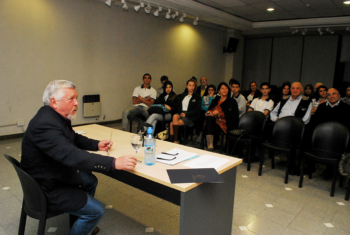 Rubén Rüedi en el salón de EL DIARIO