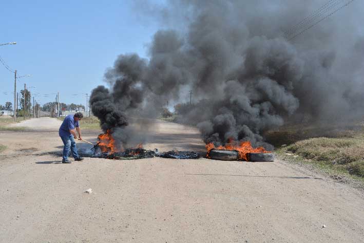 Se manifestaron reclamando por seguridad y servicios