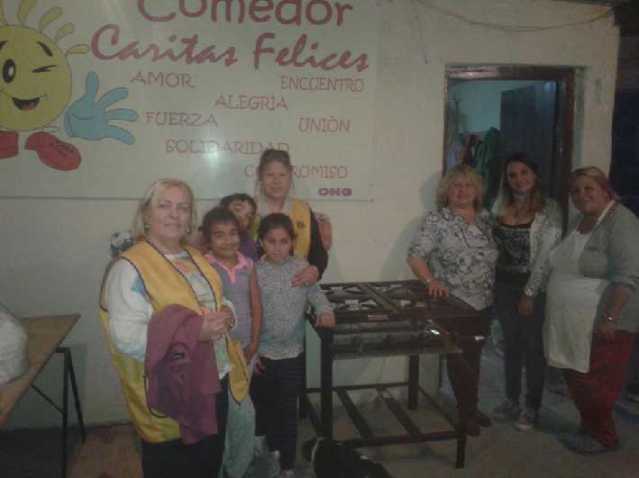 “Caritas Felices” ya recibió su cocina