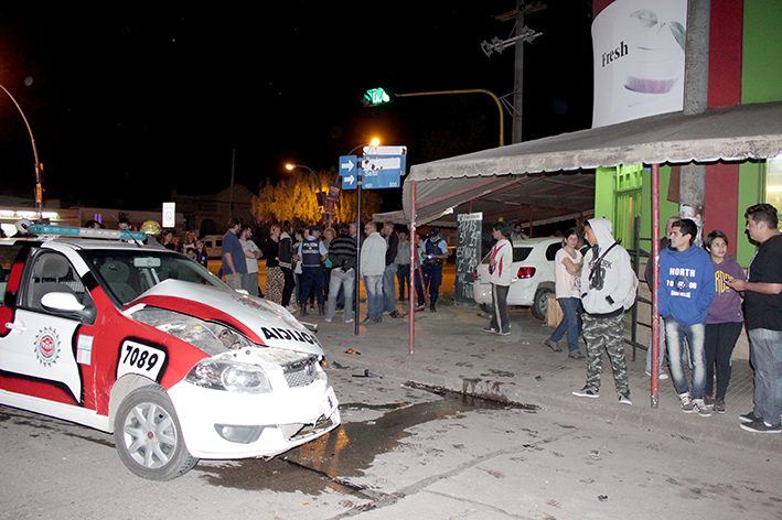 Violento impacto en la ciudad