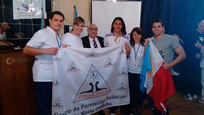 Masajistas locales se destacaron en Buenos Aires