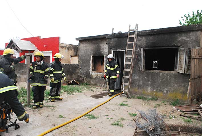 El fuego causó daños totales El fuego causó daños totales