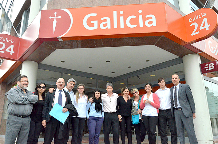 Un conflicto en el Banco Galicia motivó asamblea de empleados