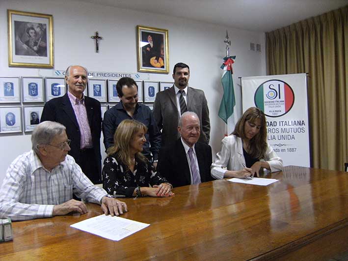 La Sociedad Italiana local crece en obras y servicios