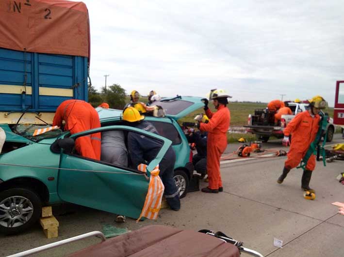 Cinco heridos en la autopista