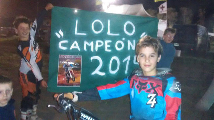 El pequeño Lorenzo Suárez se coronó en Monte Maíz