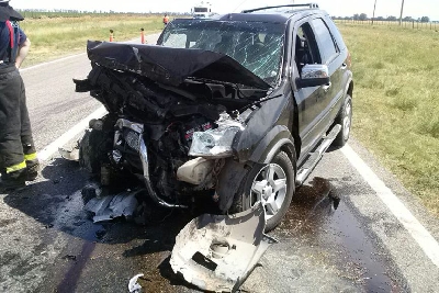 Un villamariense protagonizó un choque frontal en la ruta 35