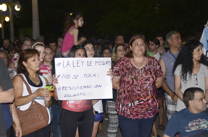 Dijeron “presente” para defender la Ley de Medios