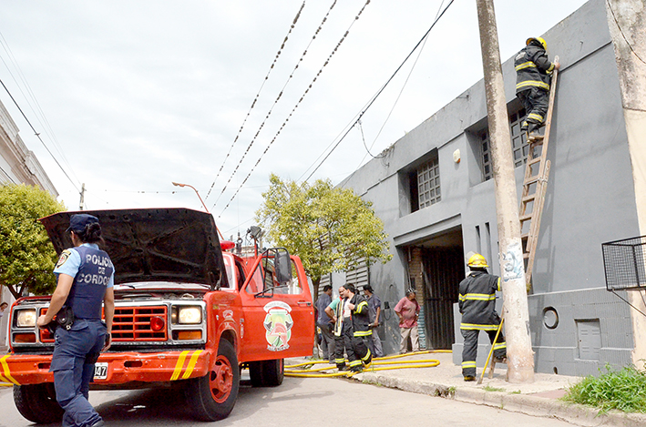 Incendio en otra planta