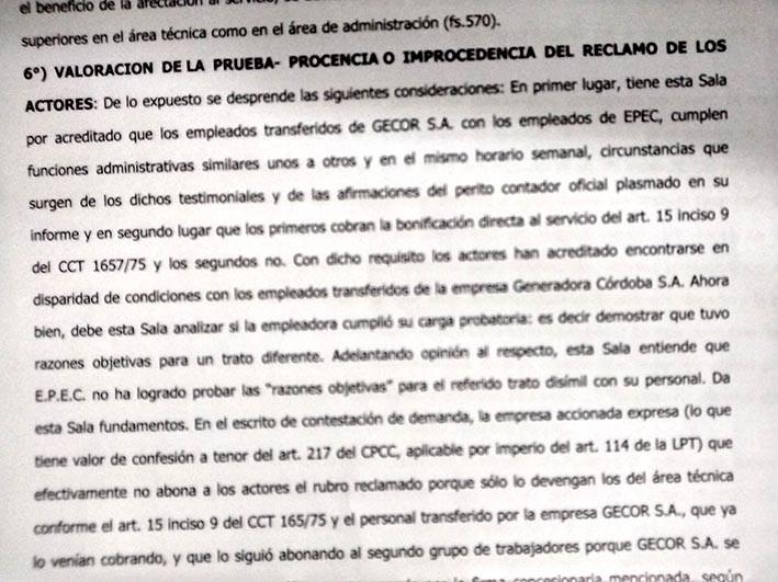 Cuantiosa demanda contra EPEC espera fallo del Tribunal Superior