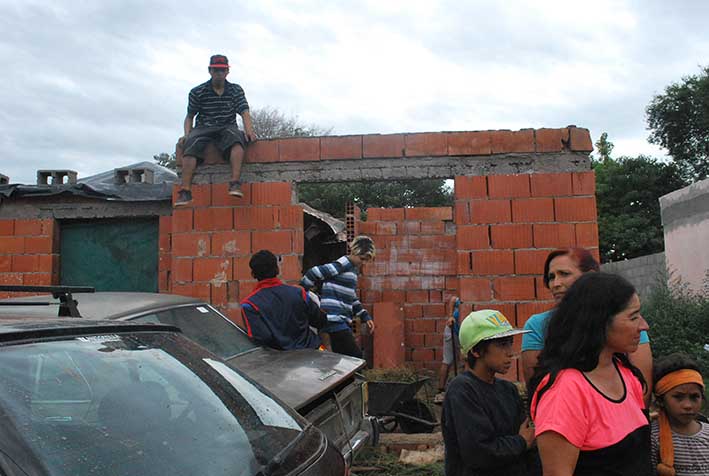 Sin techo y con un bebé