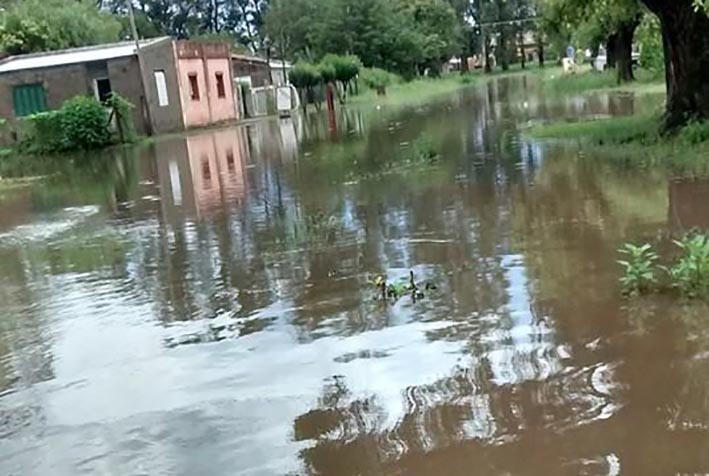 Las aguas colmaron el sudeste