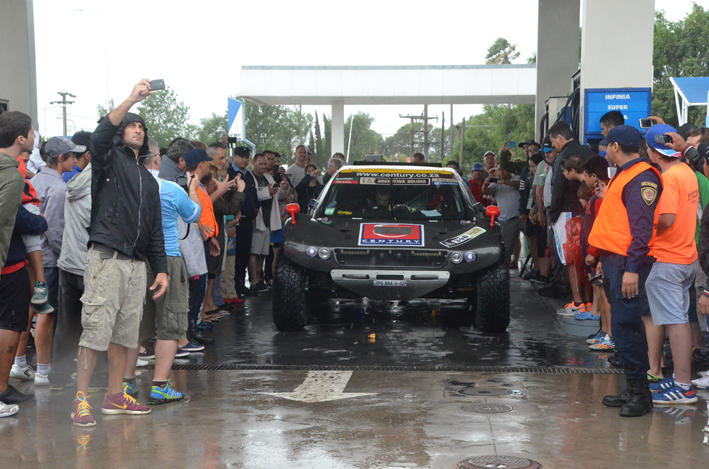 Las “Villas” recibieron el Rally Dakar bajo la lluvia