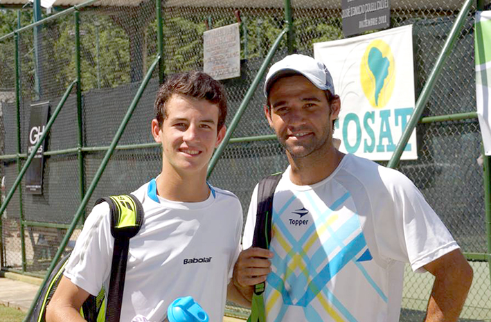 Bruno Caula llegó a semifinales Bruno Caula llegó a semifinales