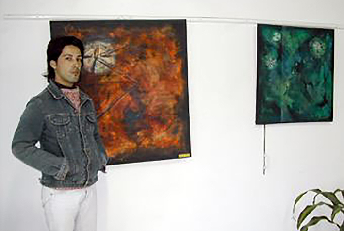 El adiós al artista Eduardo Kinteros