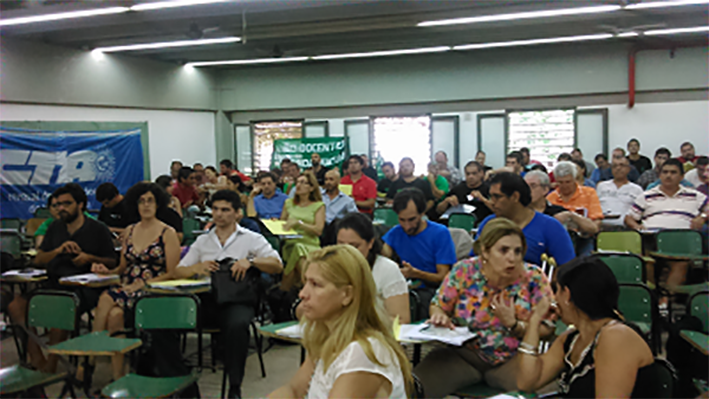 Secretario general de la seccional Villa María, en encuentro de tres regionales