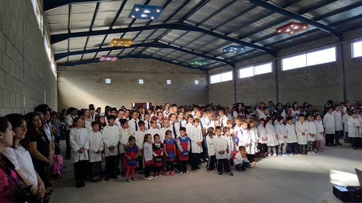 Inicio del ciclo lectivo en el nuevo salón