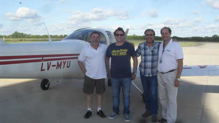 Un nuevo piloto privado de avión surgido del Aeroclub Villa María