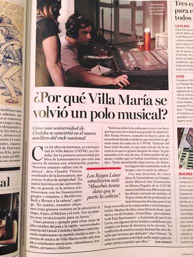 La UNVM en la revista Rolling Stone