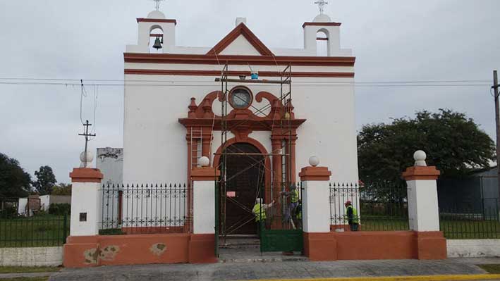 Trabajos en el templo