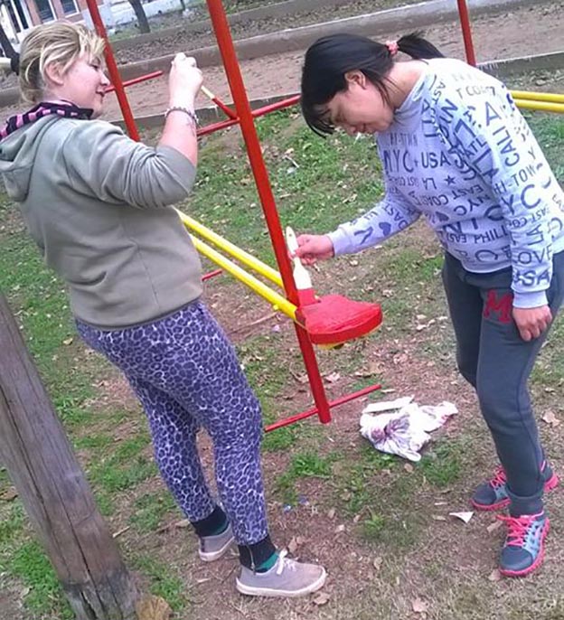 Donaron su tiempo para una plaza