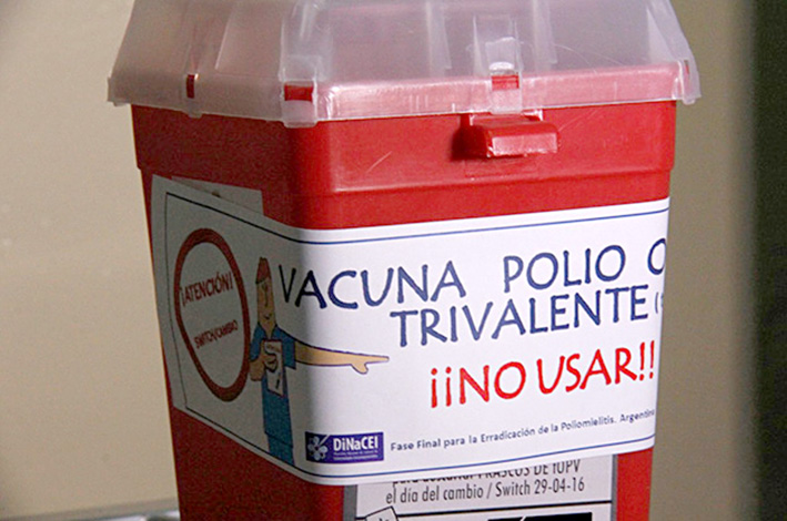 Rige un nuevo esquema de vacunación contra la poliomielitis