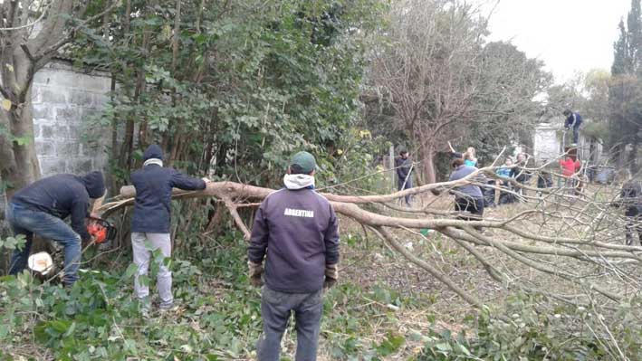 Municipio, vecinos e instituciones trabajaron juntos en pos del barrio