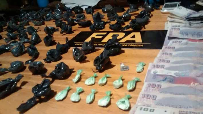 Detuvieron a ocho personas por venta de drogas en la provincia