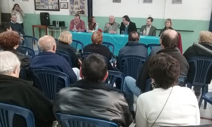 Gill y Frossasco se reunieron con los integrantes de centros de jubilados