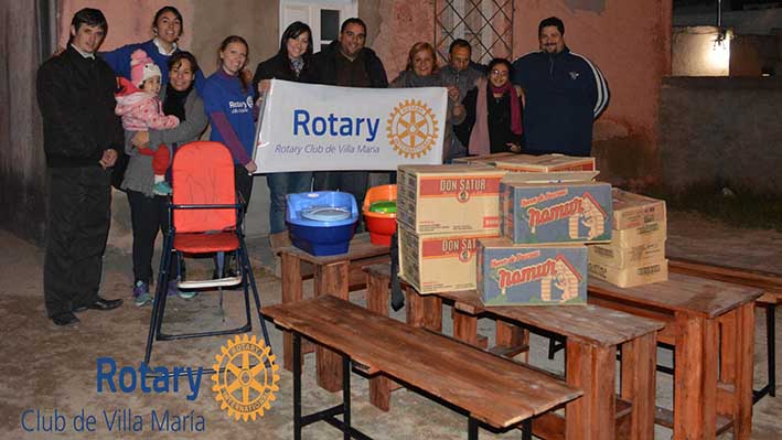 El Rotary construyó y donó