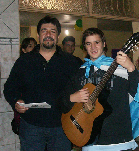 Los Zabequi en la radio de Roma