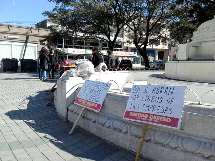 “El tarifazo es una declaración de guerra contra las familias”