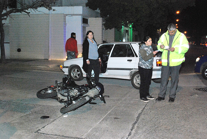 Tres choques en la misma esquina