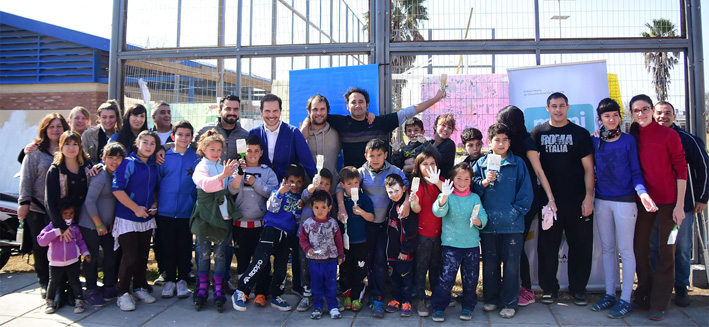 Entre los vecinos e instituciones  acondicionaron plaza del sector