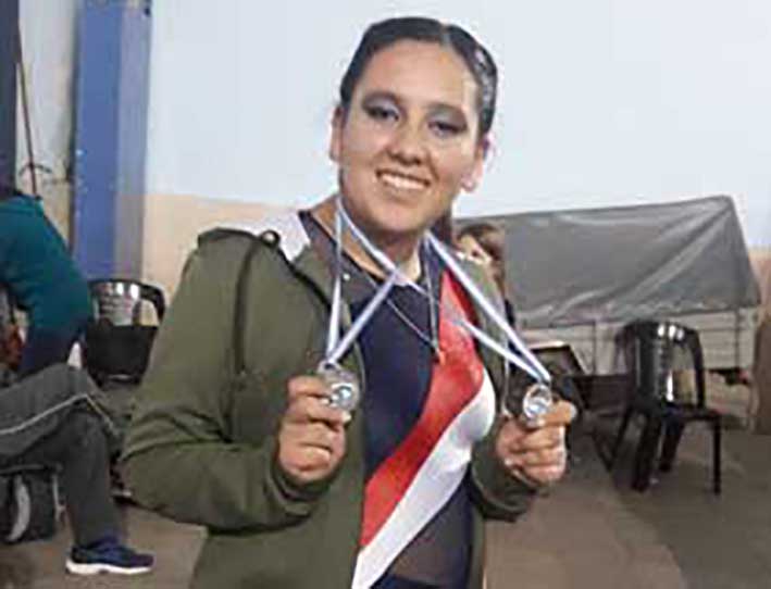 Agustina Oliva fue segunda