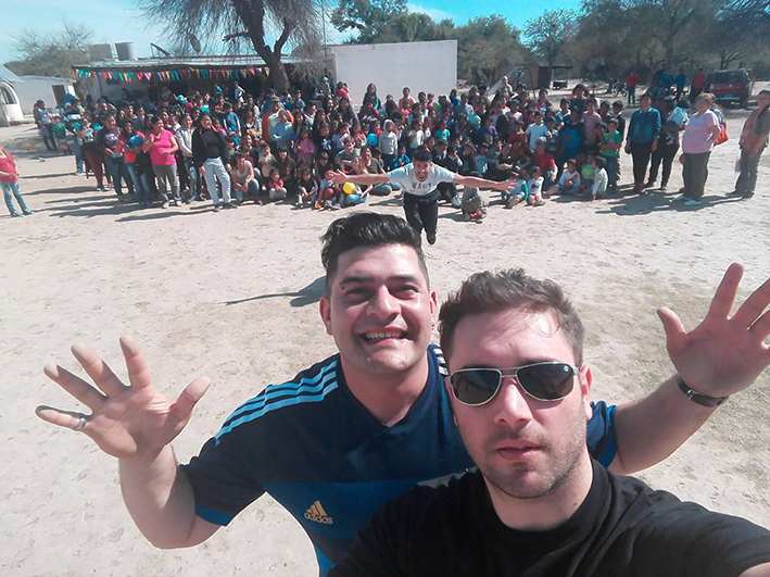 De una peña solidaria a Santiago del Estero