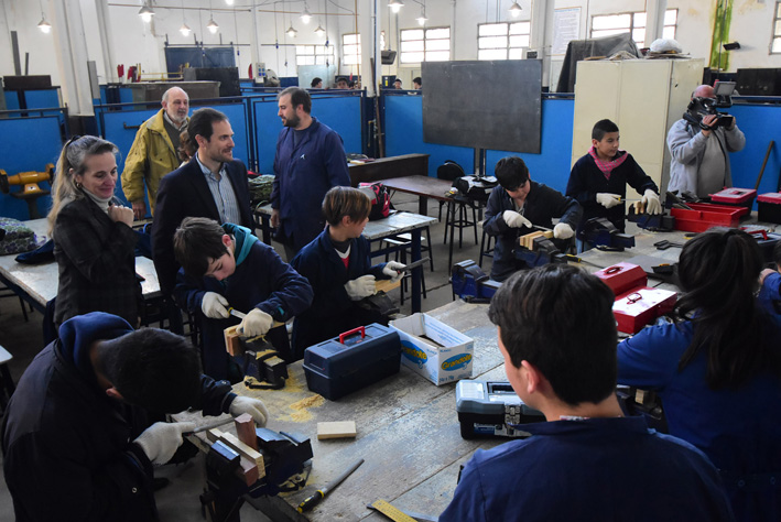 Los alumnos supervisarán las obras