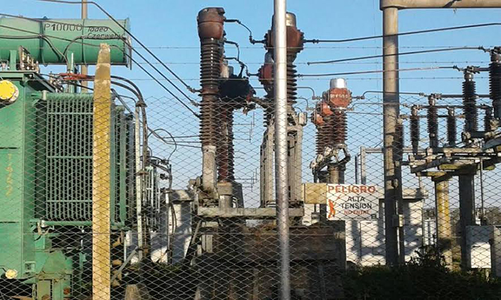 Reparan la subestación transformadora
