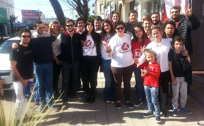 La Juventud Radical recaudó fondos para solidaridad