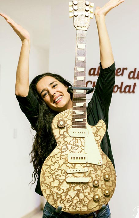 Una guitarra “comestible”