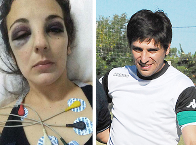 Detuvieron a un futbolista que agredió a su expareja