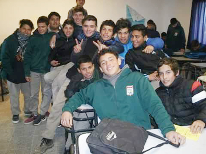 Cine y debate con alumnos