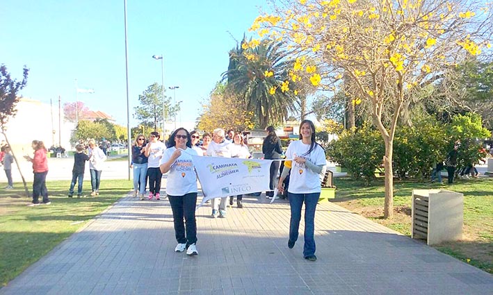 Domingo de caminata por el Alzheimer