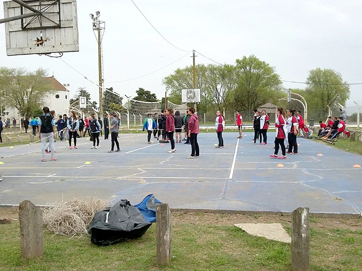 Completaron el recreo deportivo