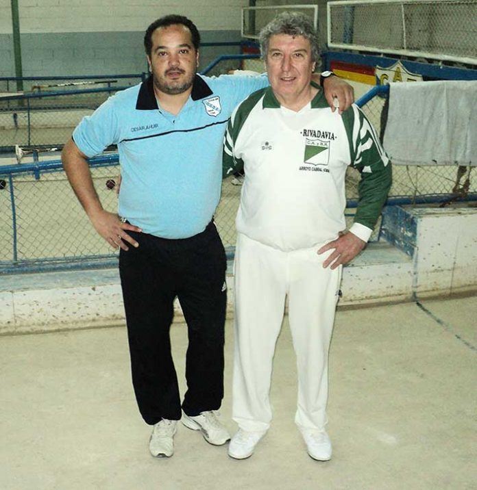 Ederson Rosso (derecha), junto al villamariense César Ahuir