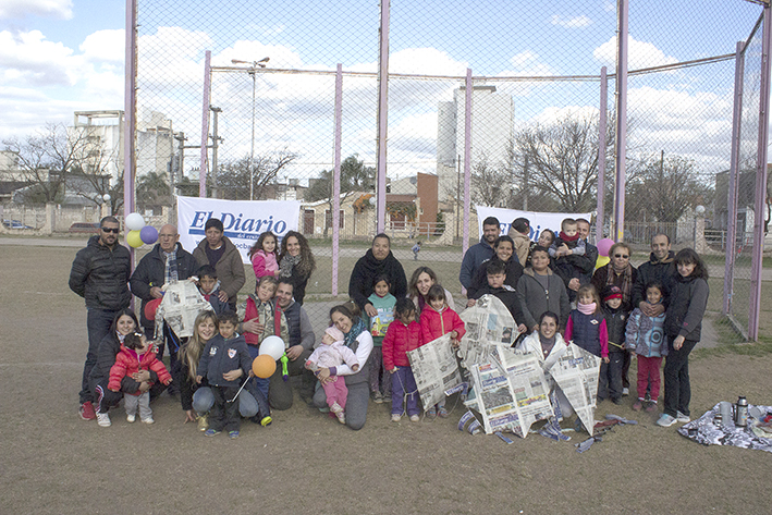 Un domingo de barriletes y encuentro familiar